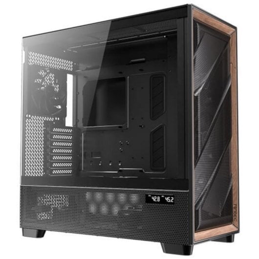 Torre Antec FLUX PRO EUV Full Tower Negro/Madera ATX EATX ITX mATX Ventiladores Vidrio Templado