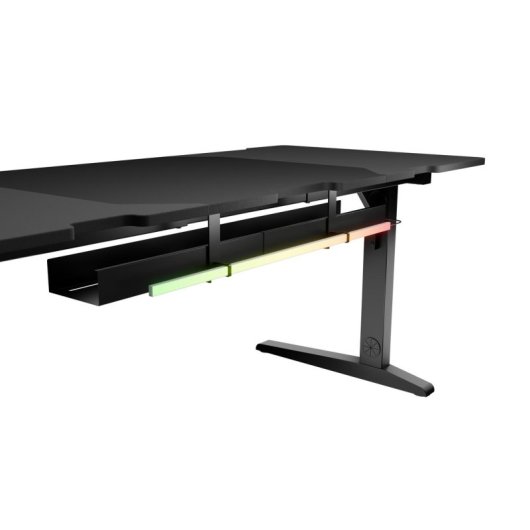 Mesa Gaming GENESIS Holm Modular 180cm Acero y MDF Iluminación LED Modularidad Total