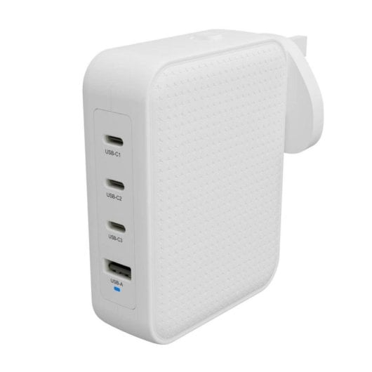 Carregador TARGUS Hyper HyperJuice 145W GaN 3 USB-C 1 USB-A Branco
