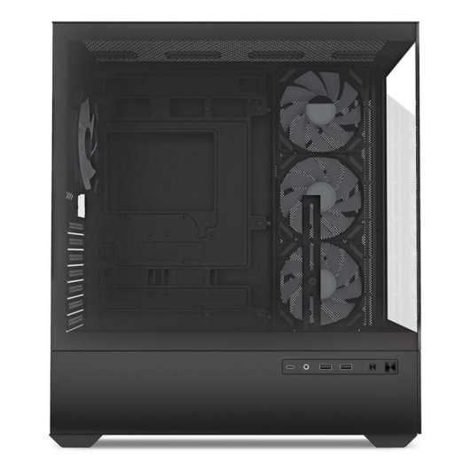 Torre Sharkoon AK6 RGB ATX Vidrio Templado 4x Ventiladores ARGB Negra BTF Ready