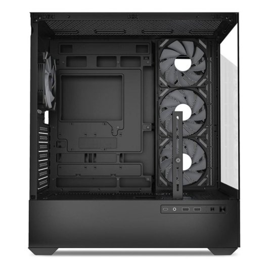 Torre Sharkoon AK6 RGB ATX Vidrio Templado 4x Ventiladores ARGB Negra BTF Ready