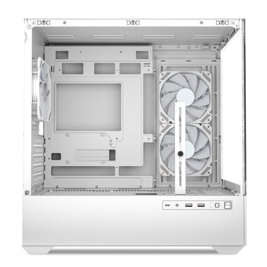 Boîtier Micro-ATX Sharkoon MK6 RGB noir en verre trempé, 3 ventilateurs ARGB, USB-C
