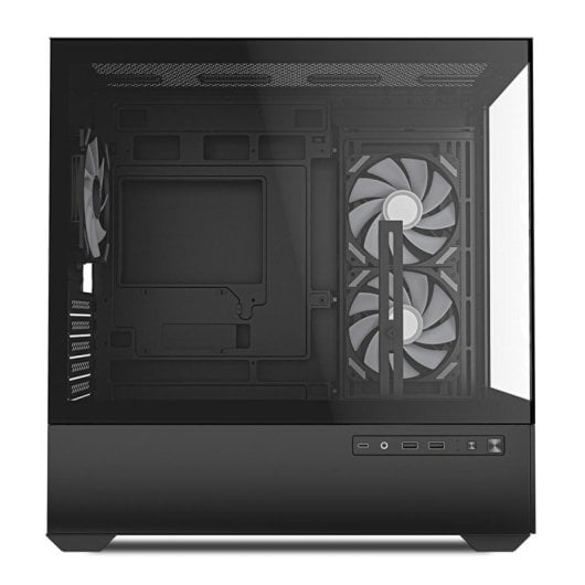 Boîtier Sharkoon MK6 RGB Midi Tower PC Blanc Micro ATX Avec Ventilateurs RGB