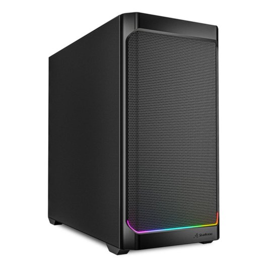 Boîtier Sharkoon MK4 RGB Strip Micro Tour Noir Supporte ATX et Mini-ITX