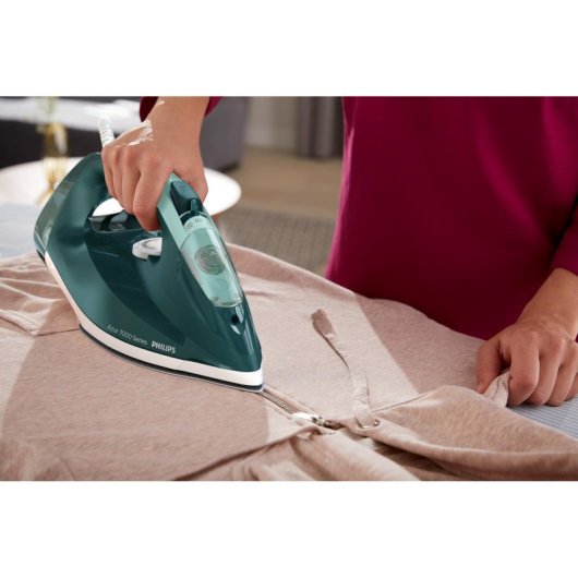 Plancha a vapor Philips 7000 Series DST7031/70 2800W SteamGlide Plus 250g/min Verde Menta