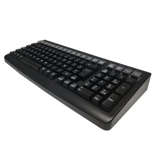 Teclado Mustek MKB-800 Español 101 teclas Membrana USB Compacto Negro