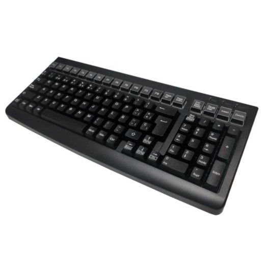 Teclado Mustek MKB-800 Español 101 teclas Membrana USB Compacto Negro