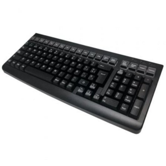 Teclado Mustek MKB-800 Español 101 teclas Membrana USB Compacto Negro