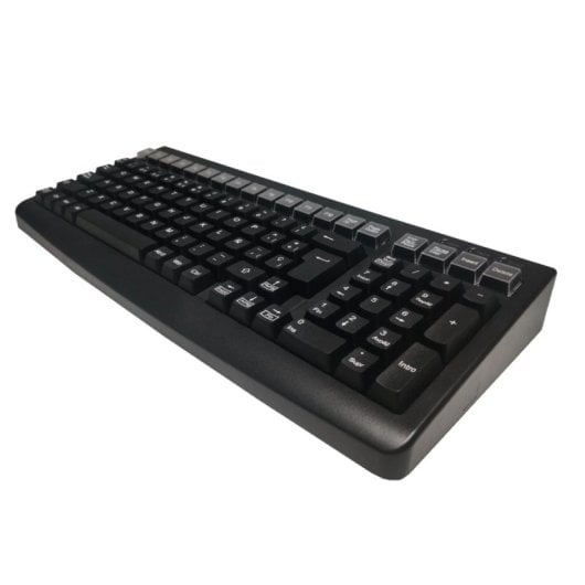 Teclado Mustek MKB-800 Español 101 teclas Membrana USB Compacto Negro