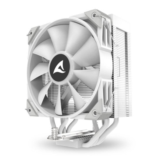 Refrigeração Ar Sharkoon Socket LGA1851 120mm A40 RGB Branco 220W TDP