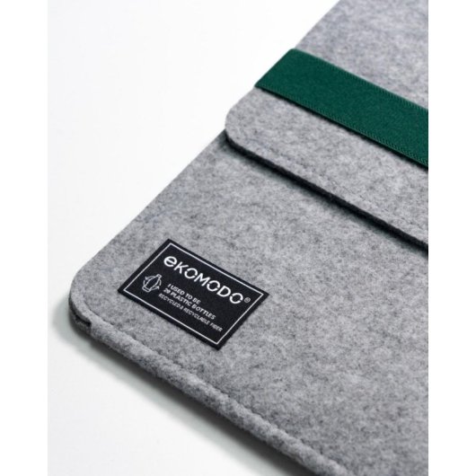 Funda Ekomodo HR-014 ecológica para portátil o tablet hasta 15" monocromo