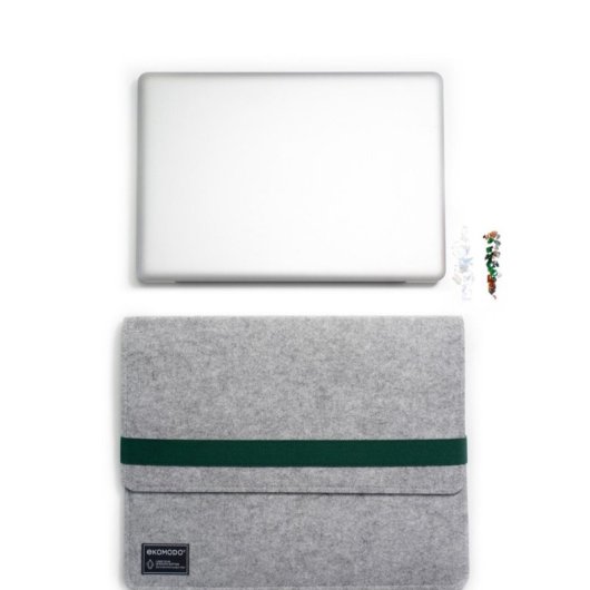 Funda Ekomodo HR-014 ecológica para portátil o tablet hasta 15" monocromo