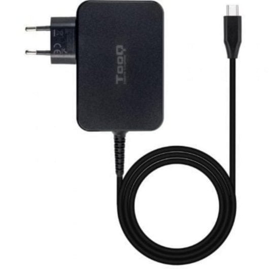 Cargador portátil TooQ TQLC-USBCGAN100PD GaN USB-C PD 100W 1 Puerto 1.8m Negro