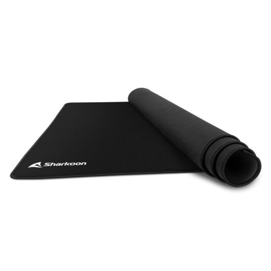 Alfombrilla Sharkoon 1337 V2 Big 1200x600mm Bordes Láser Revestimiento Repelente al Agua Negro