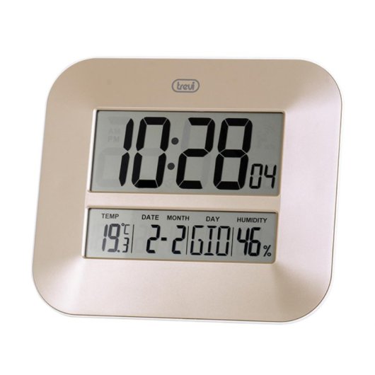 Réveil numérique Trevi OM 3520 D Bronze LCD Batteries AA