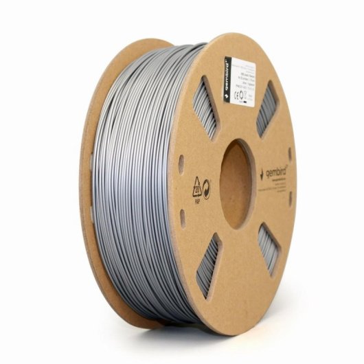 Filamento ABS Gembird 3DP-ABS1.75-01-S Argento 1,4 kg Filamento ABS Gembird 3DP-ABS1.75-01-S Argento 1,4 kg