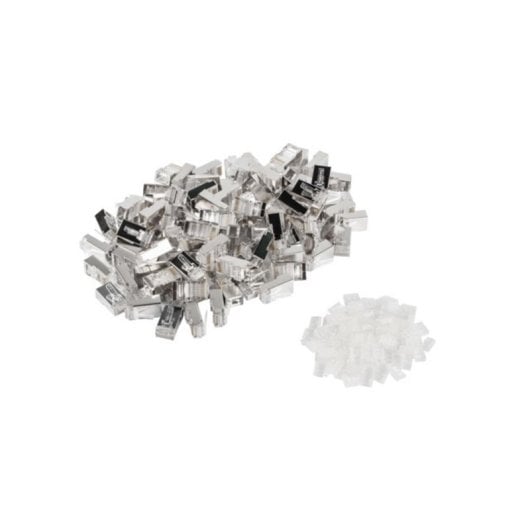 Conector Lanberg PLS-6000 RJ-45 Aço Inoxidável Transparente Cat6 100 Peças