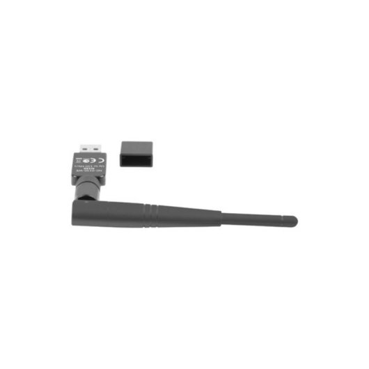 Adaptador USB WiFi Lanberg NC-0150-WE 2400Mbit/s Negro Inalámbrico WLAN
