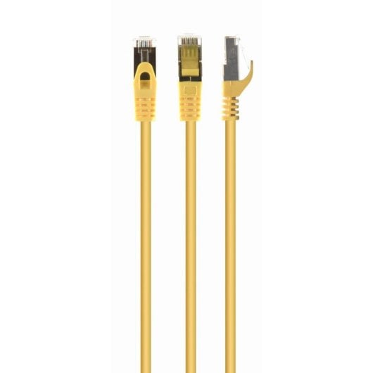 Cable de Red Gembird PP6A-LSZHCU-Y-5M 5m Cat6a S/FTP LSZH Amarillo Contactos Oro