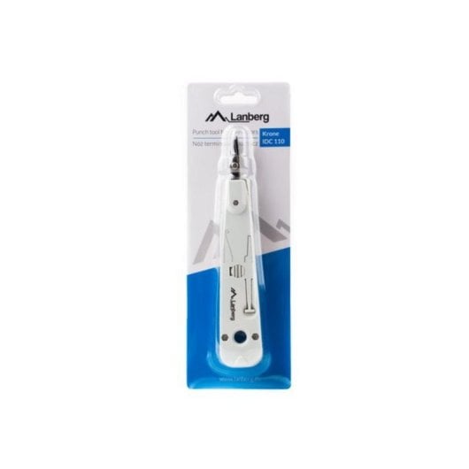 Herramienta de inserción Lanberg NT-0001 mango ergonómico y embalaje Blister
