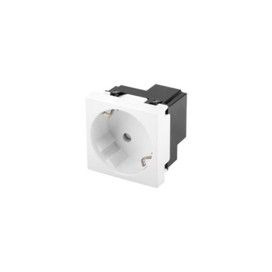 Steckdose Lanberg AC-4545SW-F-W Typ F Weiß PC 250 V 16 A 50 Hz Steckdose Lanberg AC-4545SW-F-W Typ F Weiß PC 250 V 16 A 50 Hz