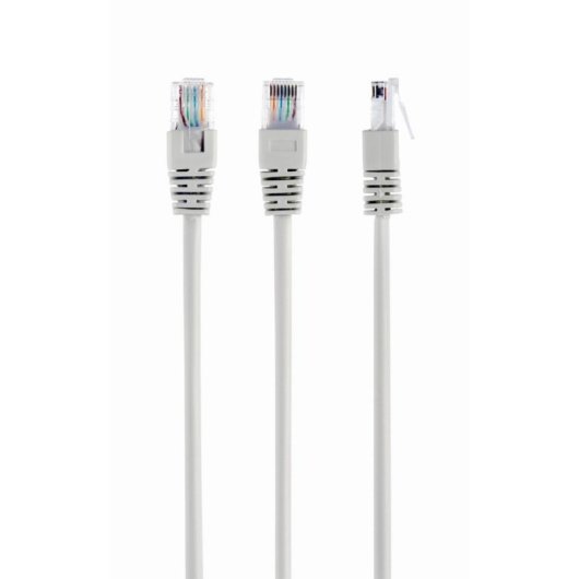 Cable de red Gembird PP12-7.5M 7,5m RJ-45 contactos dorados gris sin blindaje