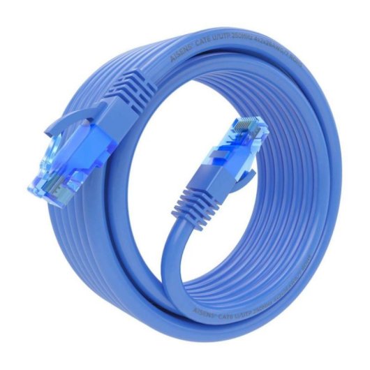 Cavo di Rete Aisens Cat.6 UTP AWG26 CCA 4m RJ45 Maschio Blu Cavo di Rete Aisens Cat.6 UTP AWG26 CCA 4m RJ45 Maschio Blu