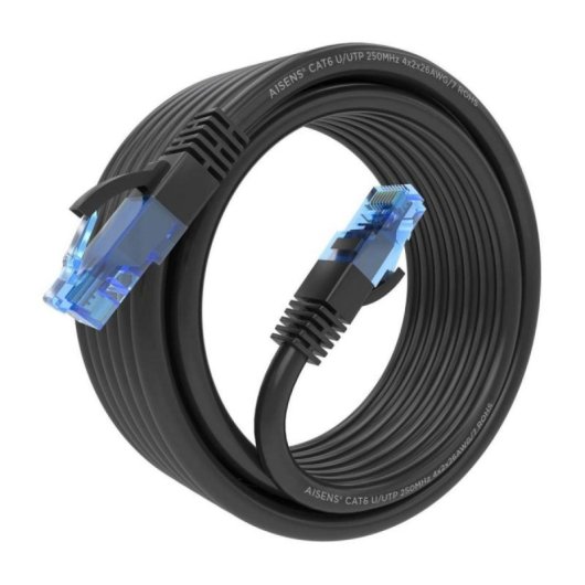 Netzwerkkabel Aisens A135-0847 Cat.6 UTP AWG26 CCA 4m Schwarz RJ45 Netzwerkkabel Aisens A135-0847 Cat.6 UTP AWG26 CCA 4m Schwarz RJ45