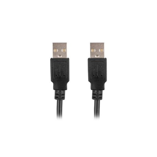 Câble USB Lanberg CA-USBA-20CU-0010-BK 1 m USB 2.0 Noir