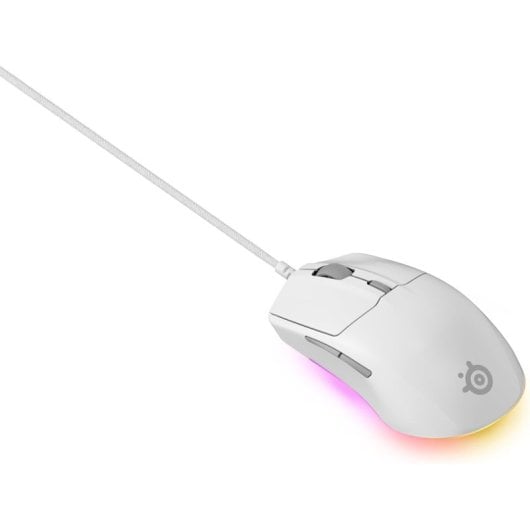 Ratón SteelSeries inalámbrico 18000 DPI Bluetooth e 2,4GHz Bianco