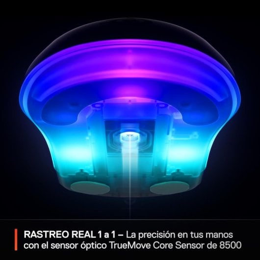 Ratón SteelSeries inalámbrico 18000 DPI Bluetooth e 2,4GHz Bianco