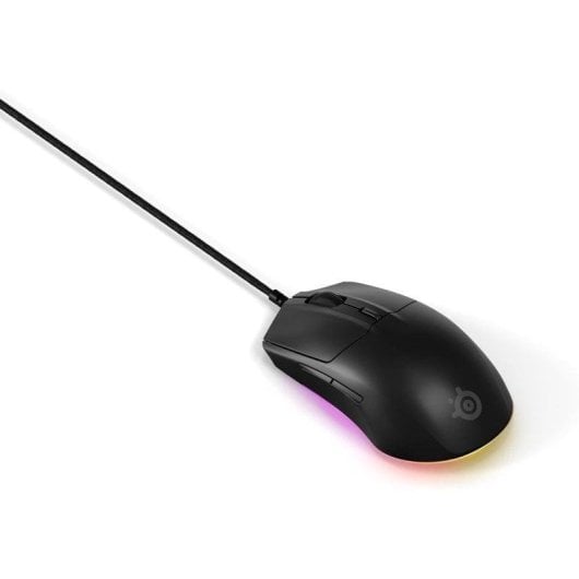 Ratón Steelseries Rival 3 Gen 2 Kabelgebunden 8500DPI Schwarz RGB 6 Tasten
