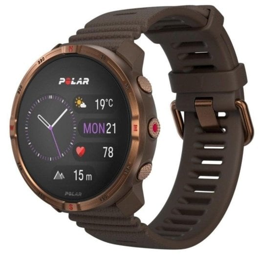 Polar Grit X2 Bluetooth GPS Dual 45mm AMOLED Noir M Étanche 50m Pulsomètre Suivi Sommeil