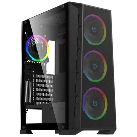 Torre PcHiditec MH12 4 Ventiladores ARGB USB Type-C Compacta e Robusta Torre PcHiditec MH12 4 Ventiladores ARGB USB Type-C Compacta e Robusta