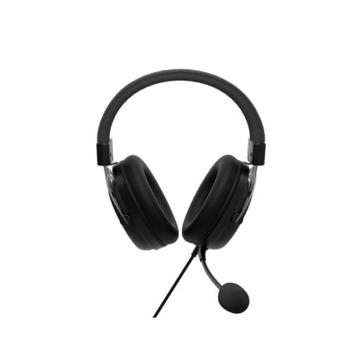 Auriculares Genesis con cable, transductores 53mm, micrófono desmontable, color negro