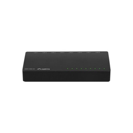 Switch Lanberg DSP2-1008-12V Unmanaged Gigabit Ethernet 8 Ports Switch Lanberg DSP2-1008-12V Unmanaged Gigabit Ethernet 8 Ports