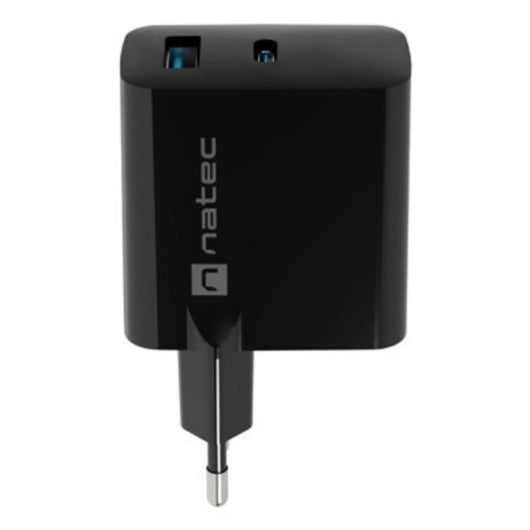 Fuente de Alimentación NATEC Universal 20V Modelo NUC-2145 Protección Sobrecarga Color Negro