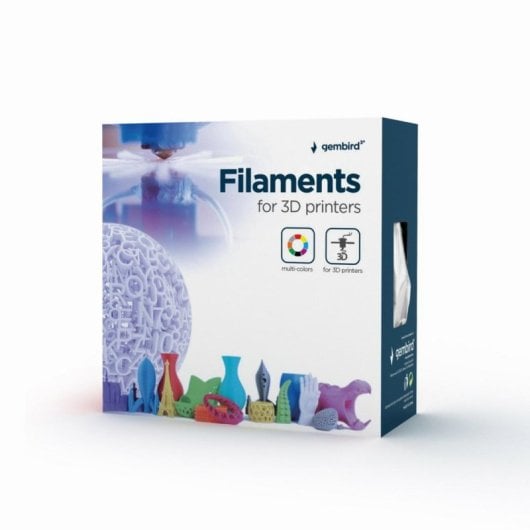 Filamento 3D Gembird 3DP-PLA1.75-01-FG PLA 1,75 mm 1,4 kg Verde Fluorescente Alta Precisión