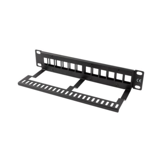 Panel de supresión para bastidor Lanberg PPKS-9112-B Metal Negro 390 g
