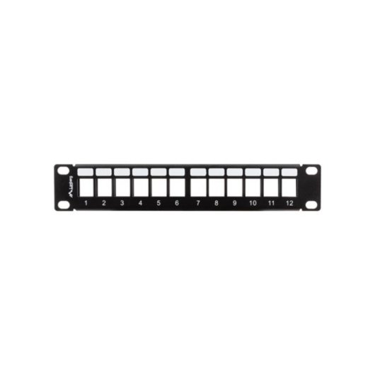 Panel de supresión para bastidor Lanberg PPKS-9112-B Metal Negro 390 g