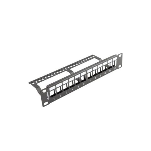 Panel de supresión para bastidor Lanberg PPKS-9112-B Metal Negro 390 g