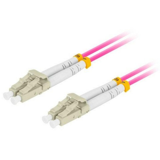 Cable de fibra óptica Lanberg FO-LULU-MD41-0005-VT 0,5m LC/UPC OM4 LC-LC Full Duplex