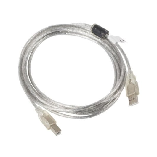 USB-Kabel Lanberg CA-USBA-12CC-0030-TR 3m USB A USB B USB 2.0 Transparent