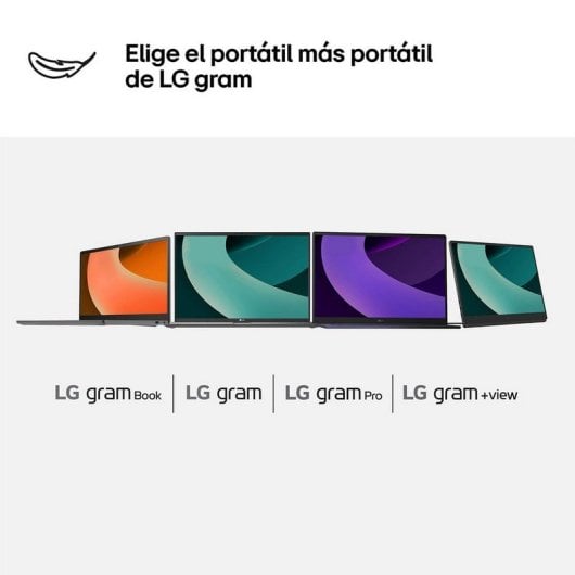Portátil LG Gram 16Z90T 16" Intel Core Ultra 7 255H 32GB 1TB SSD WQXGA Negro AI WiFi 6E Dolby Atmos