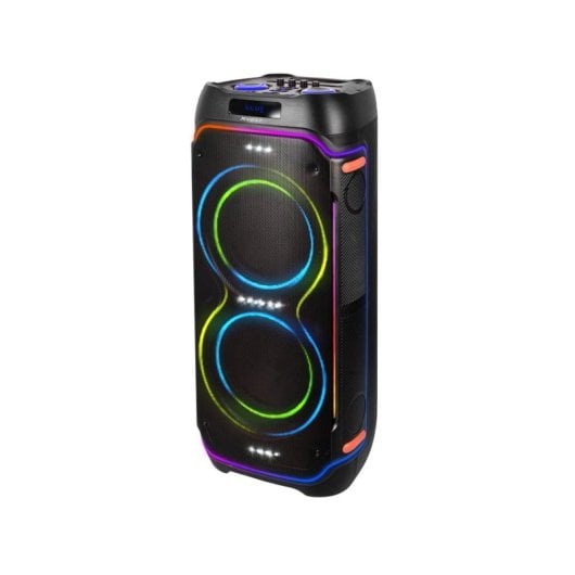 Altavoces Trevi Para Fiestas Inalámbricos 200W Bluetooth USB Iluminación LED Giratoria