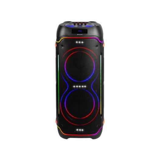 Altavoces Trevi Para Fiestas Inalámbricos 200W Bluetooth USB Iluminación LED Giratoria