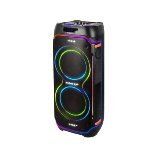 Altavoces Trevi Para Fiestas Inalámbricos 200W Bluetooth USB Iluminación LED Giratoria