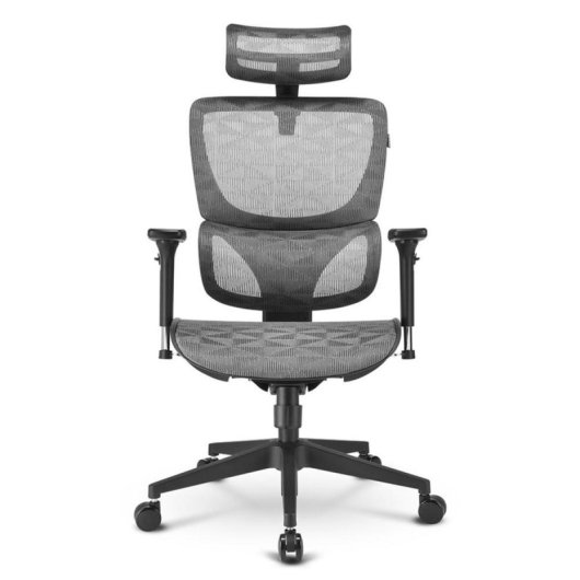 Silla Sharkoon OfficePal C30M Gris Asiento y Respaldo de Malla Ergonomía Ajustable