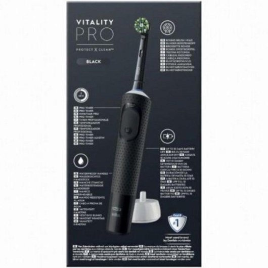 Oral-B Vitality Pro Oszillierende Zahnbürste 3 Modi Timer 1 Bürstenkopf Ergonomisches Design