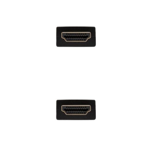 Cable HDMI Nanocable 10.15.1707 1.4 Macho-Macho 7m 24K Oro 4K 3D Negro
